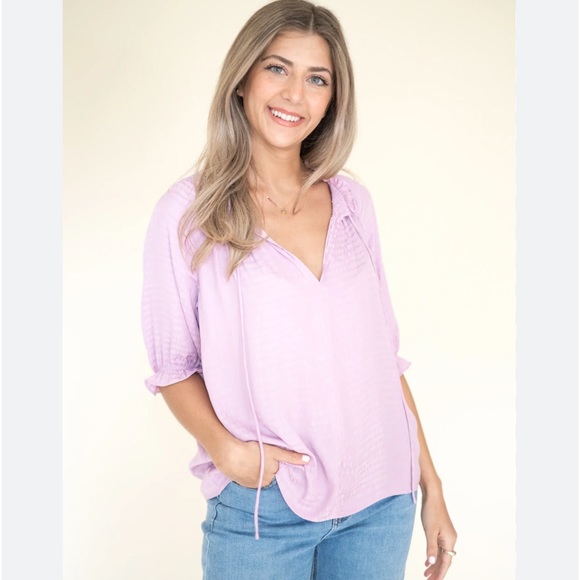 Current Air Lilac Top - Picture 3 of 7